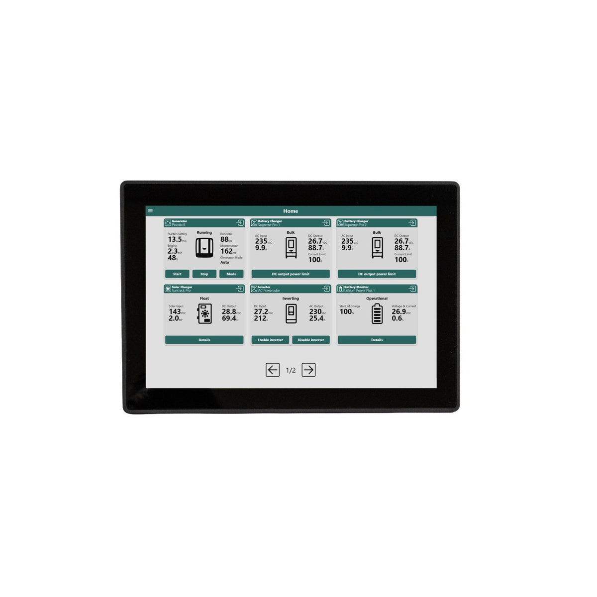 WhisperPower OctoView 7" puutemonitor – 40280115