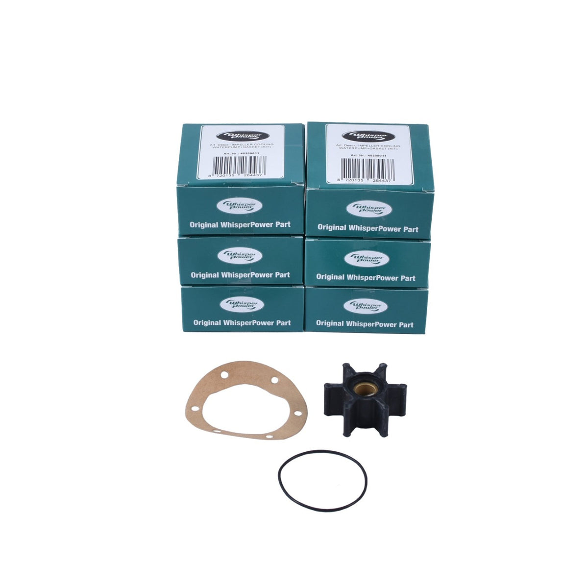 WhisperPower impellerikomplekt, 6 tk pakk (40209011) – 40289011