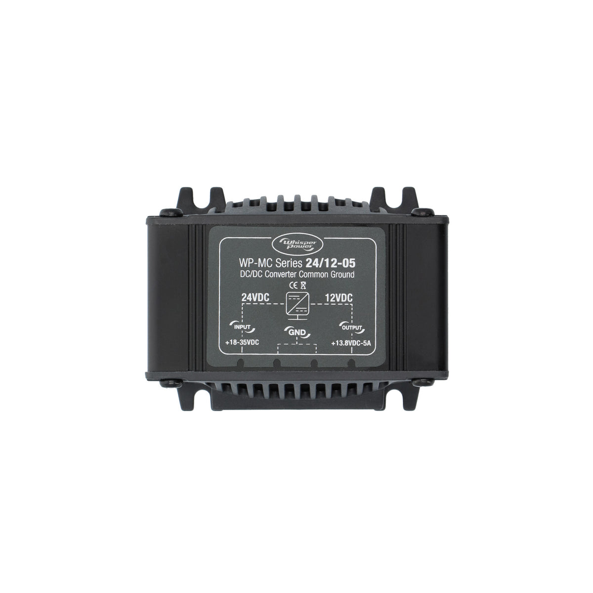 WhisperPower DC-DC muundur MC 24/12 V 5 A, ühine miinus – 60110005