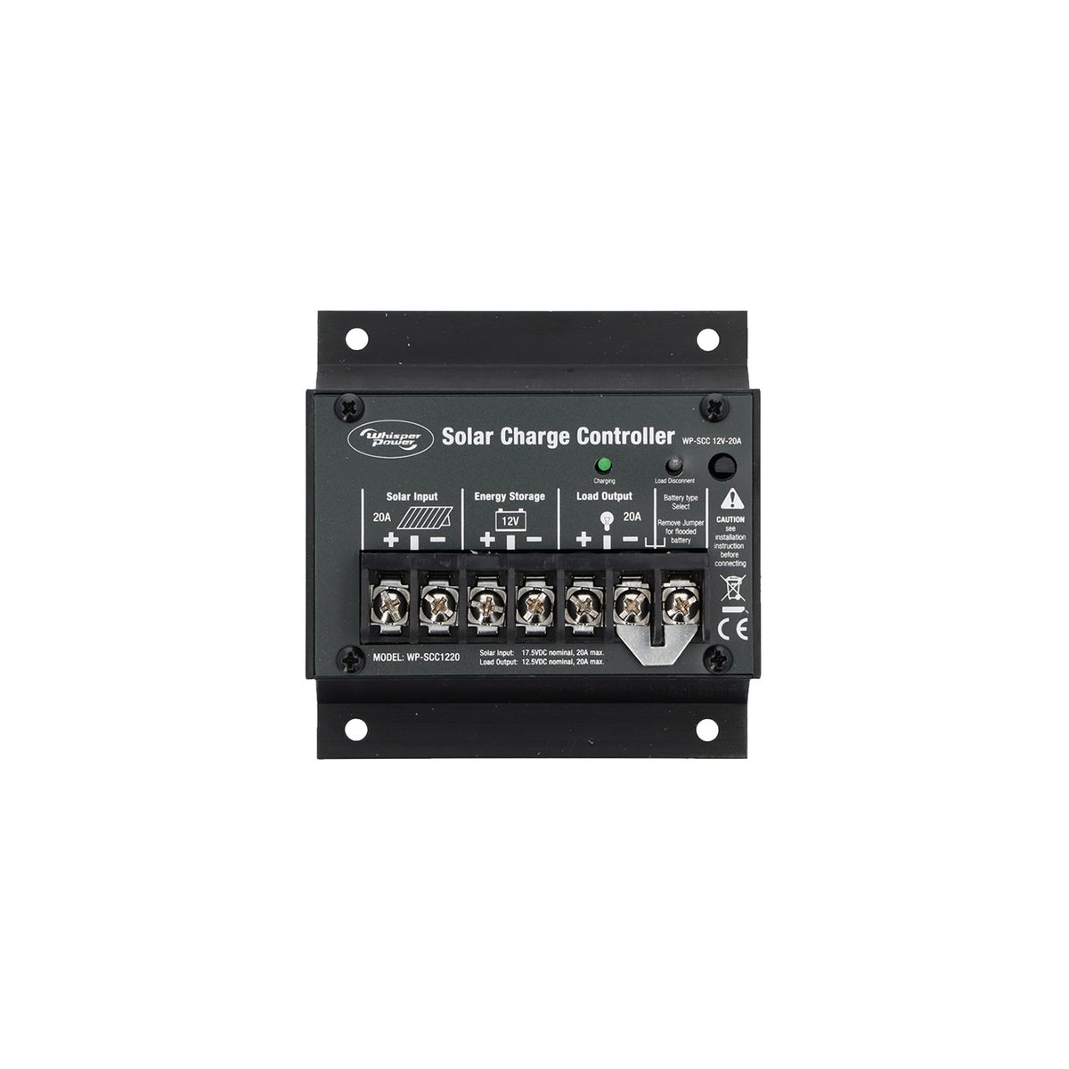 WhisperPower päikeselaadimise kontroller PWM 12 V 20 A – 60110411