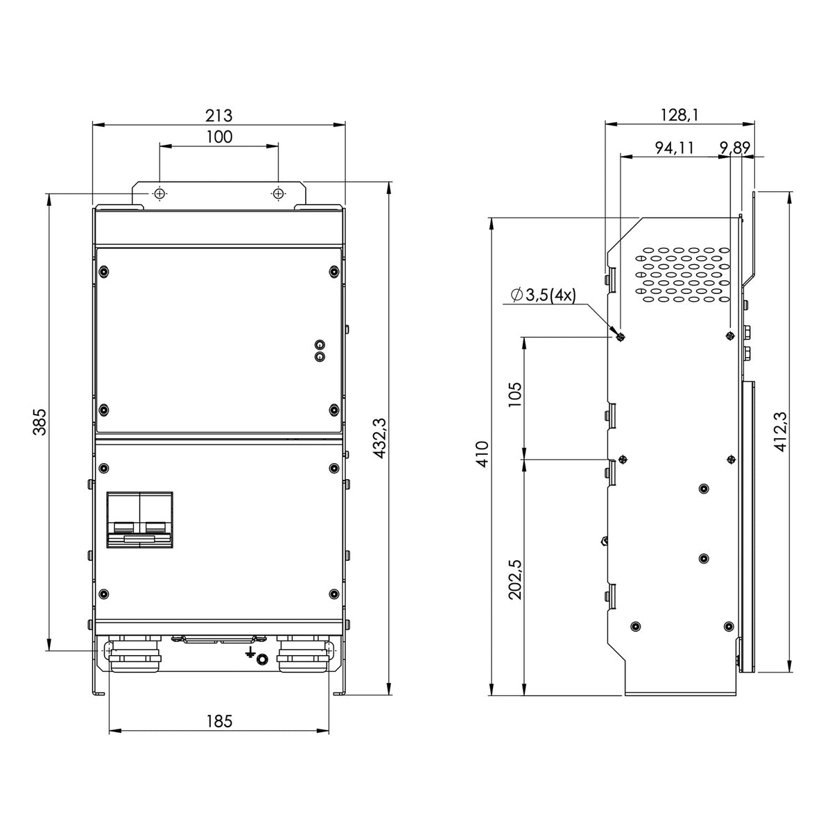 WhisperPower autotrafo 120/240 V AC – 100 A – 61224100