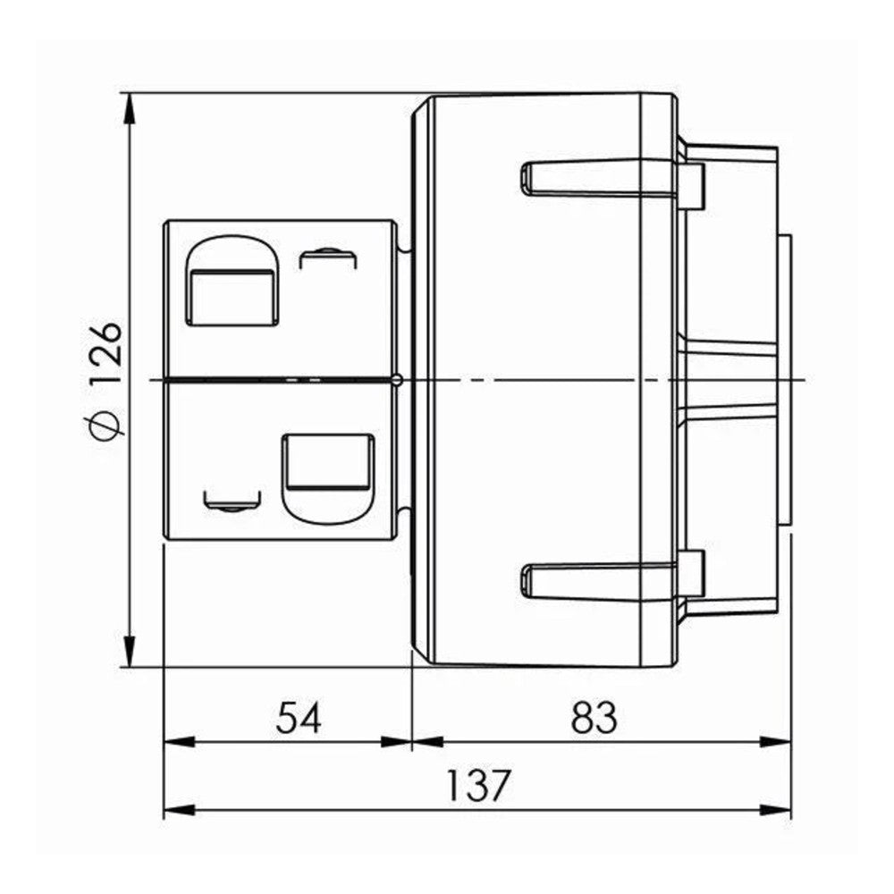 Vetus leevendi Combiflex 13, võll Ø 25 mm – COMFL1325