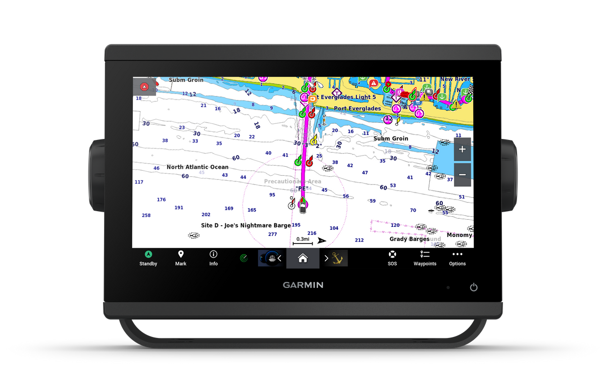 GARMIN GPSMAP 923xsv – 9" kartes ploteris-eholote ar UHD sonāru – attēls 5