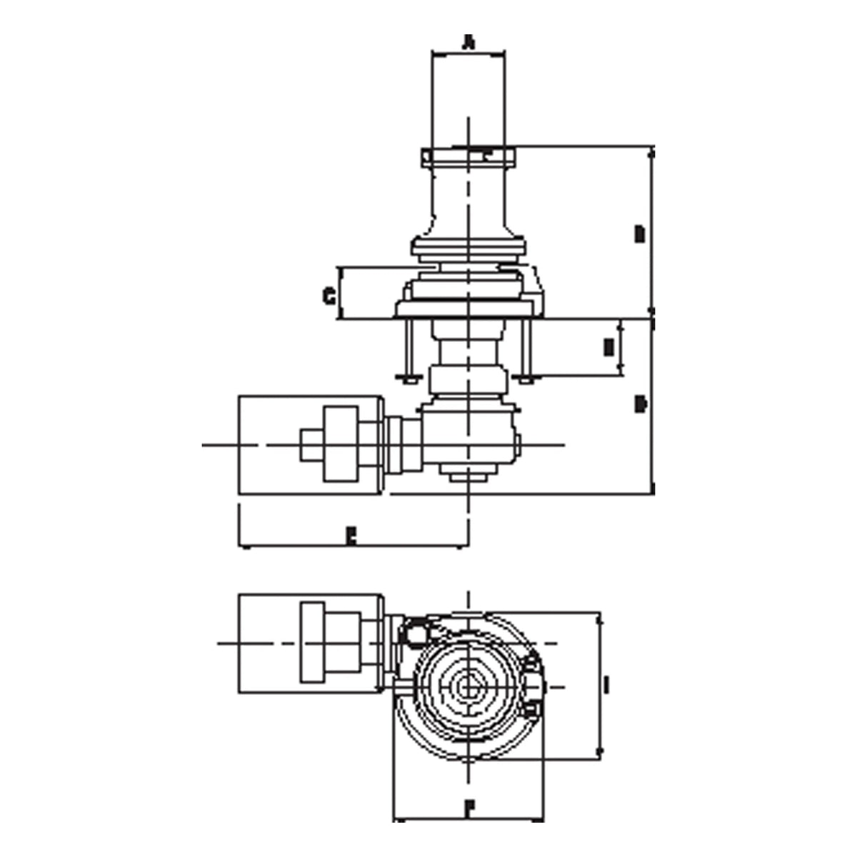 Maxwell vertikaalne ankruvints VW10-8, 24 V, 1000 W, 100TDC ketiratas + spill – P102587