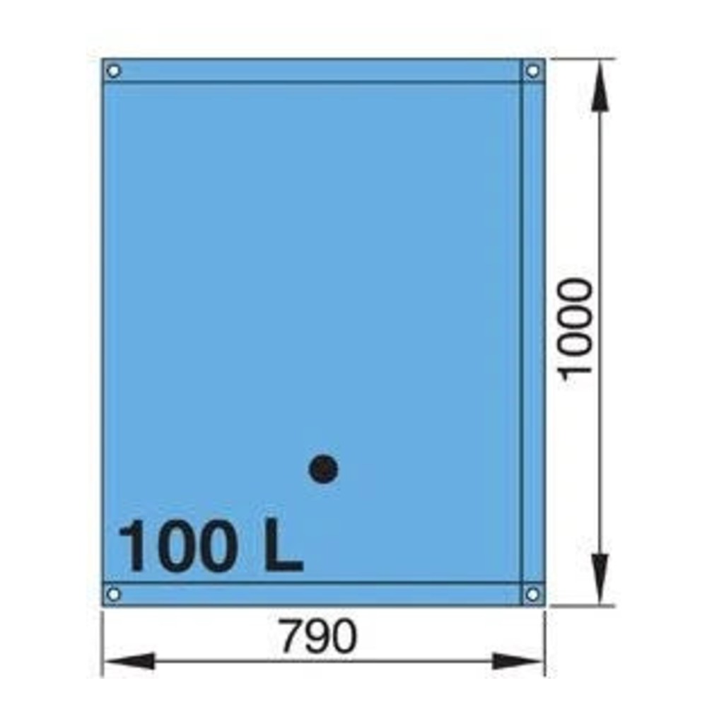 Vetus joogiveepaak 100 l (koos Ø 16 ja Ø 38 mm nurkvoolikuühendustega) – TANKW100