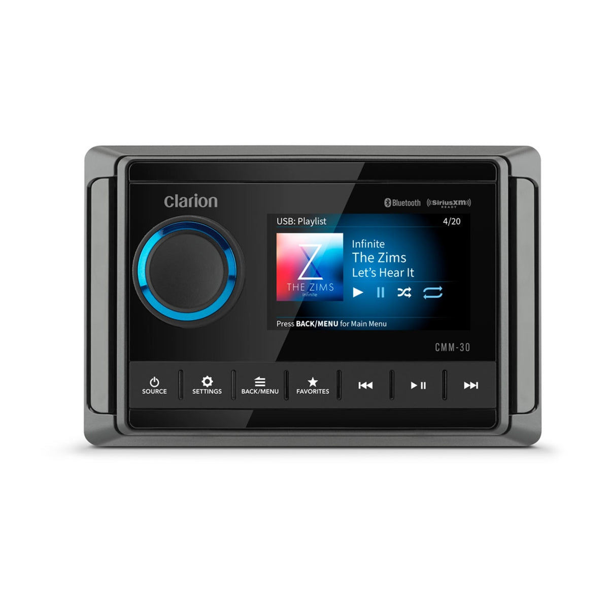 Clarion CMM-30 – värviekraaniga paadi stereo