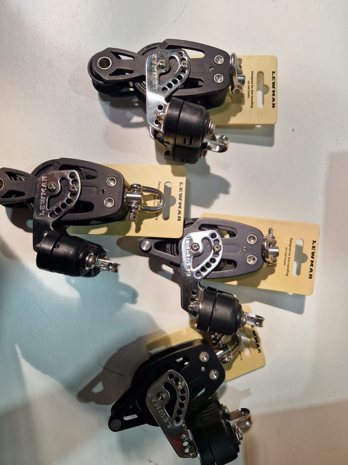 Lewmar HTX 50 mm fiddle bloks ar kulaci