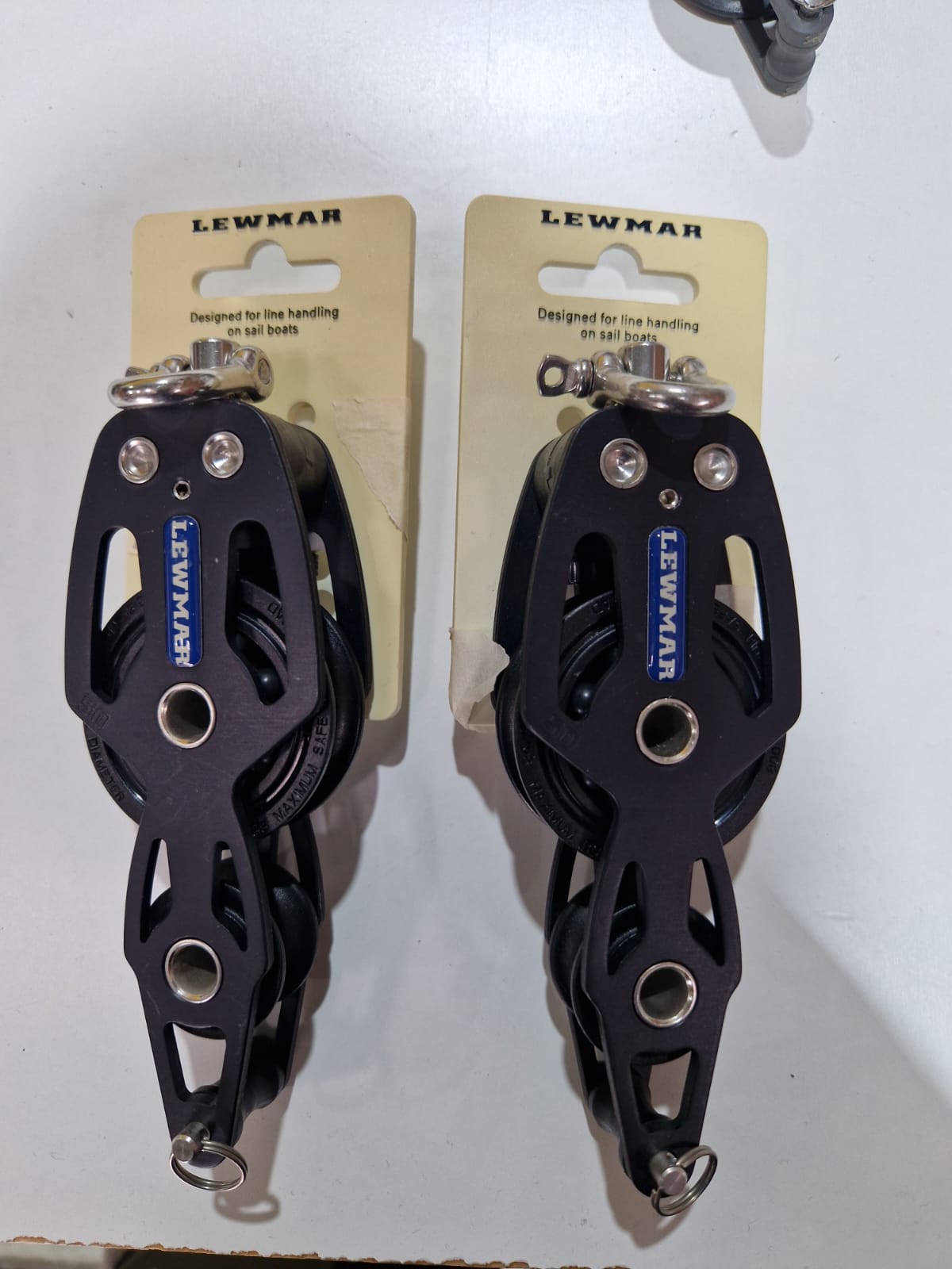 Lewmar HTX 50 mm fiddle bloks ar beketu