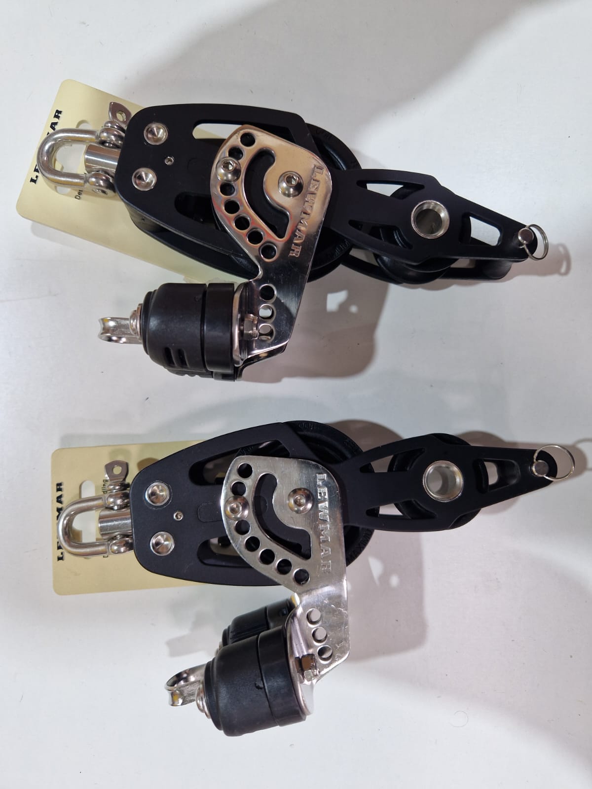 Lewmar HTX 60 mm fiddle bloks ar beketu un kulaci – attēls 2