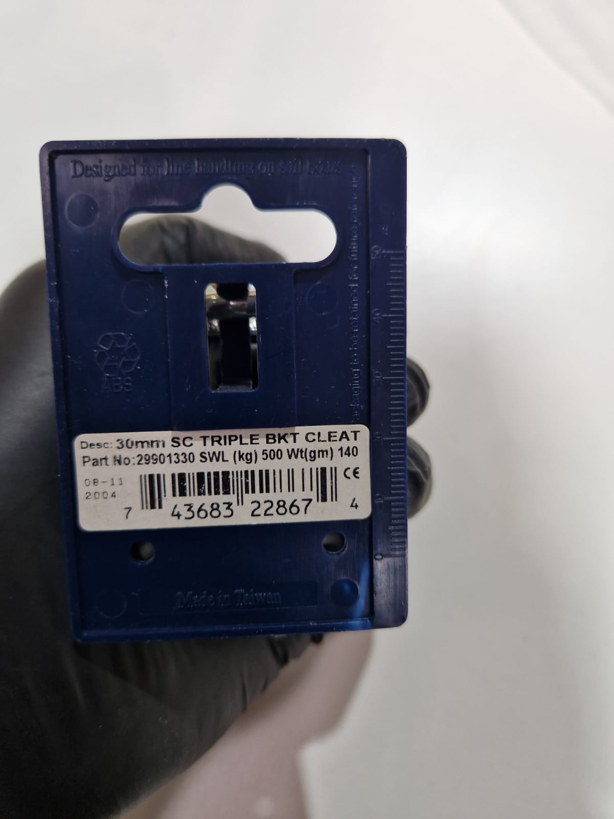 Lewmar 30 mm SC trīskāršs bloks ar beketu un knaģi – attēls 3