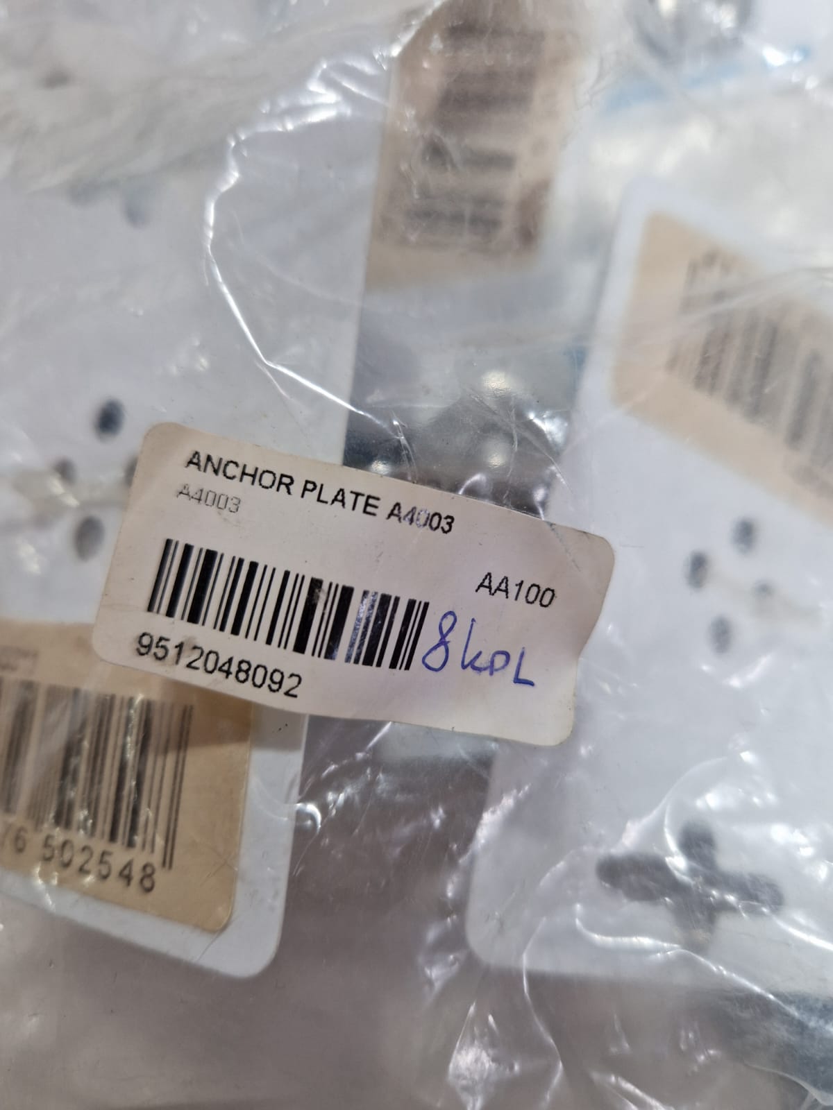 Allen A4003 nerūsējošā tērauda stiprinājuma plāksne