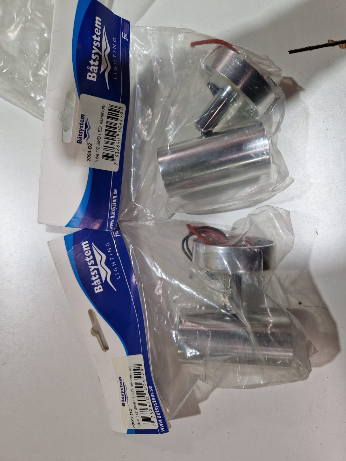 Båtsystem Tube D2 SMD LED gaismeklis, alumīnijs