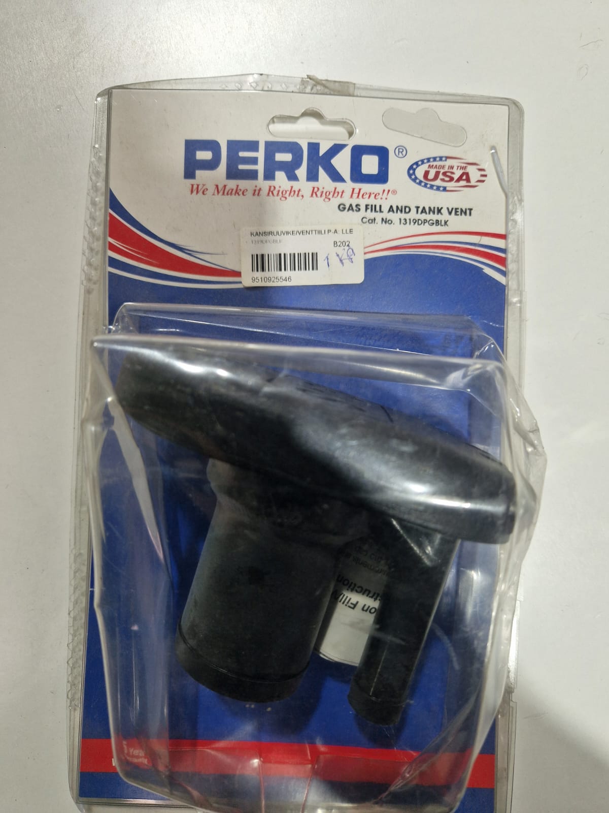 Perko 1319DPGBLK ventilējams degvielas tvertnes vāciņš