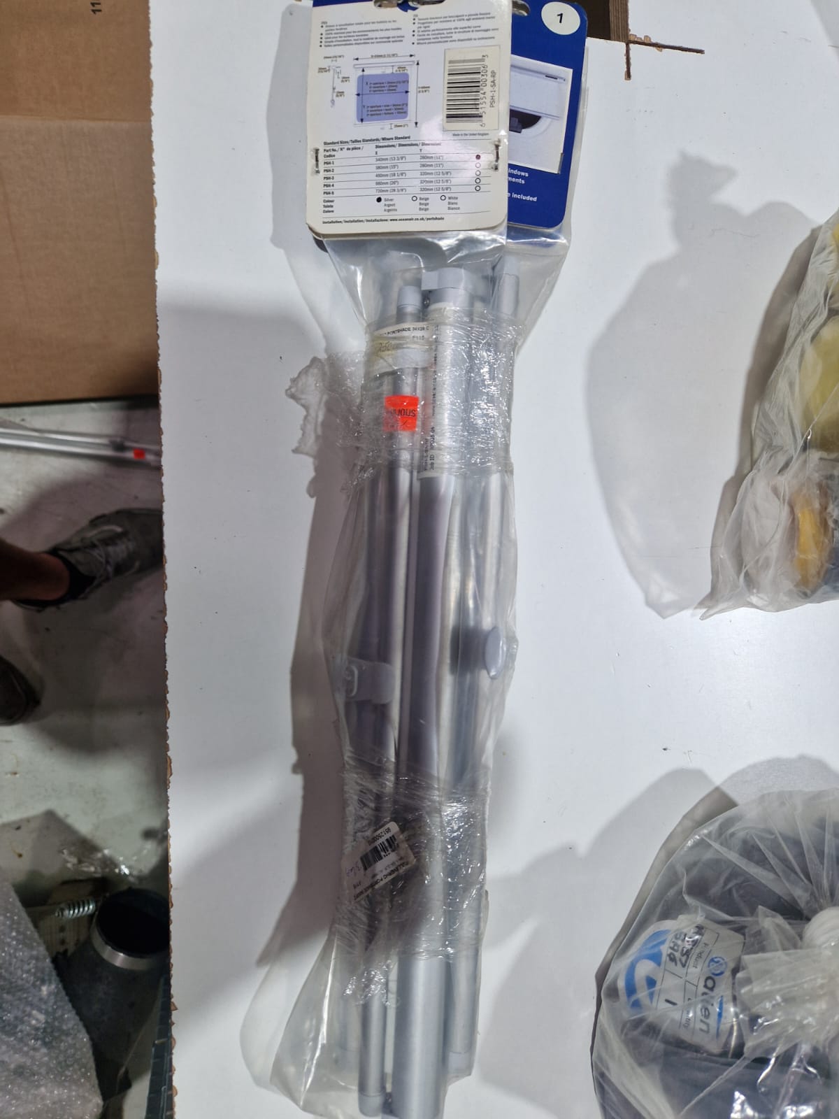 PORTshade rullo aizkars, sudraba, 1. izmērs – attēls 3