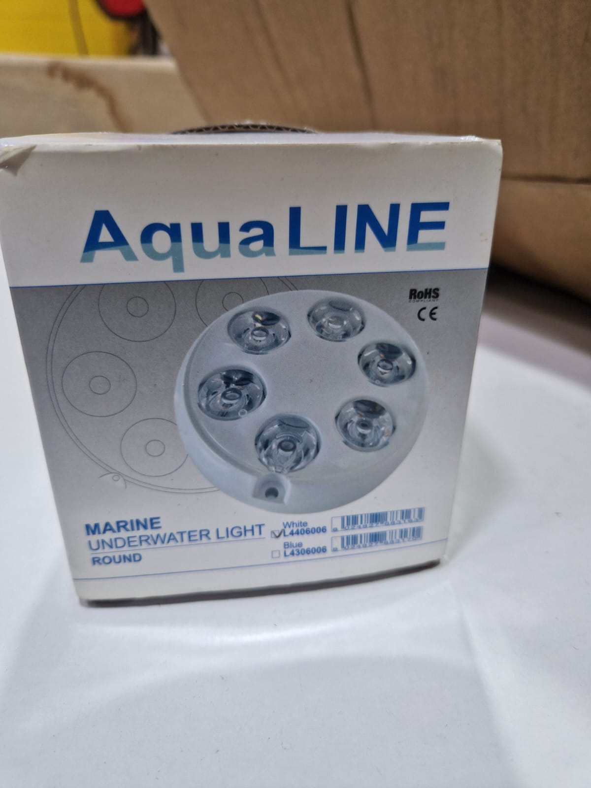 Aqualine L4406006 veealune valgusti, valge