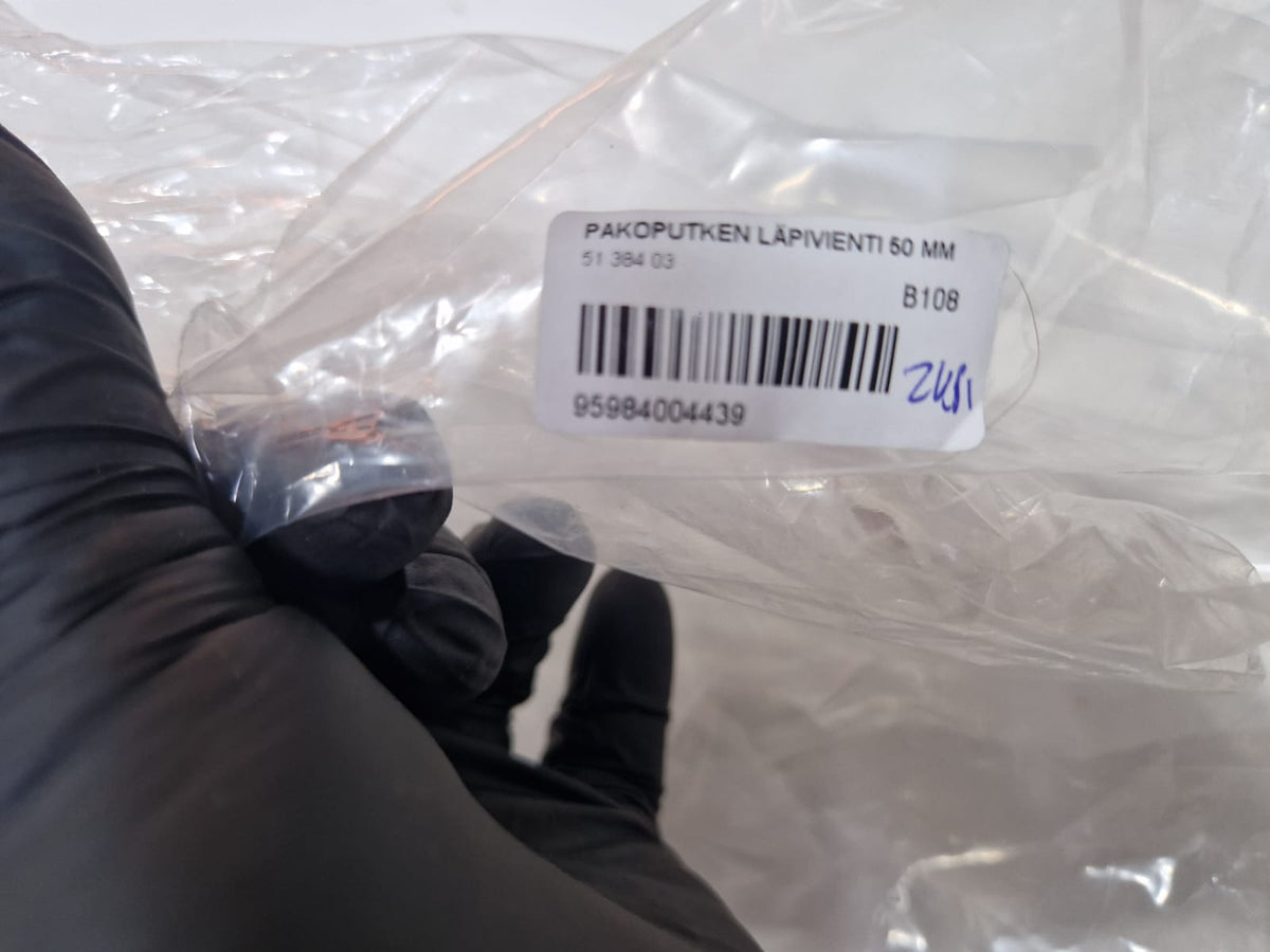 Peegelpoleeritud AISI 316 väljalasketoru Ø 50 mm