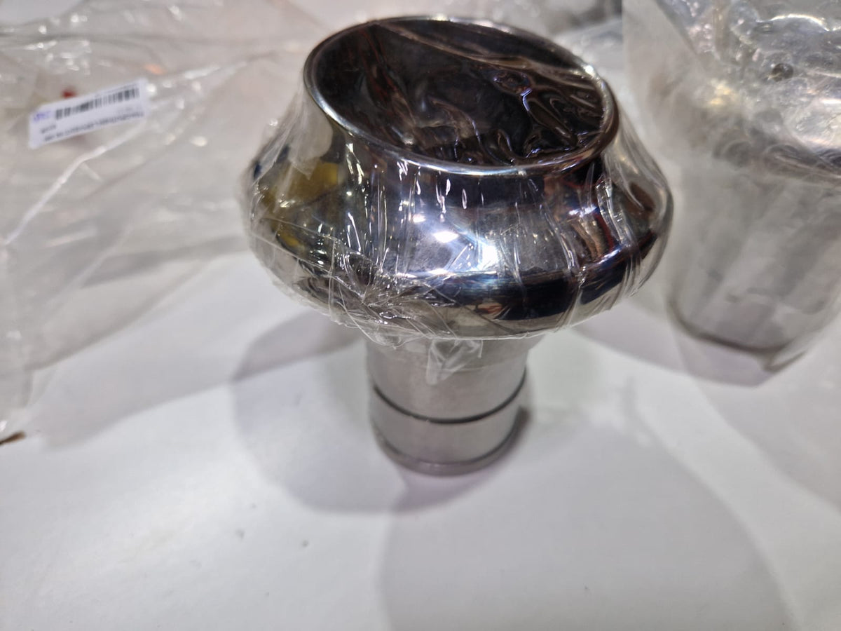 Peegelpoleeritud AISI 316 väljalasketoru Ø 50 mm