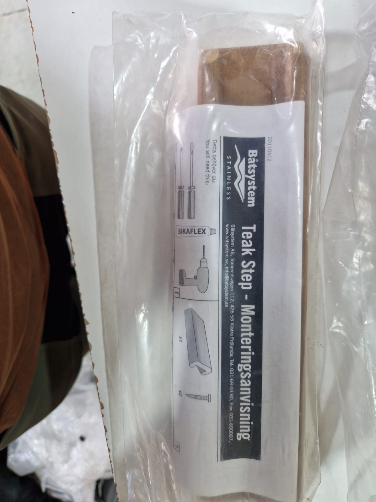 Båtsystem tīkkoka pakāpiens 265 mm