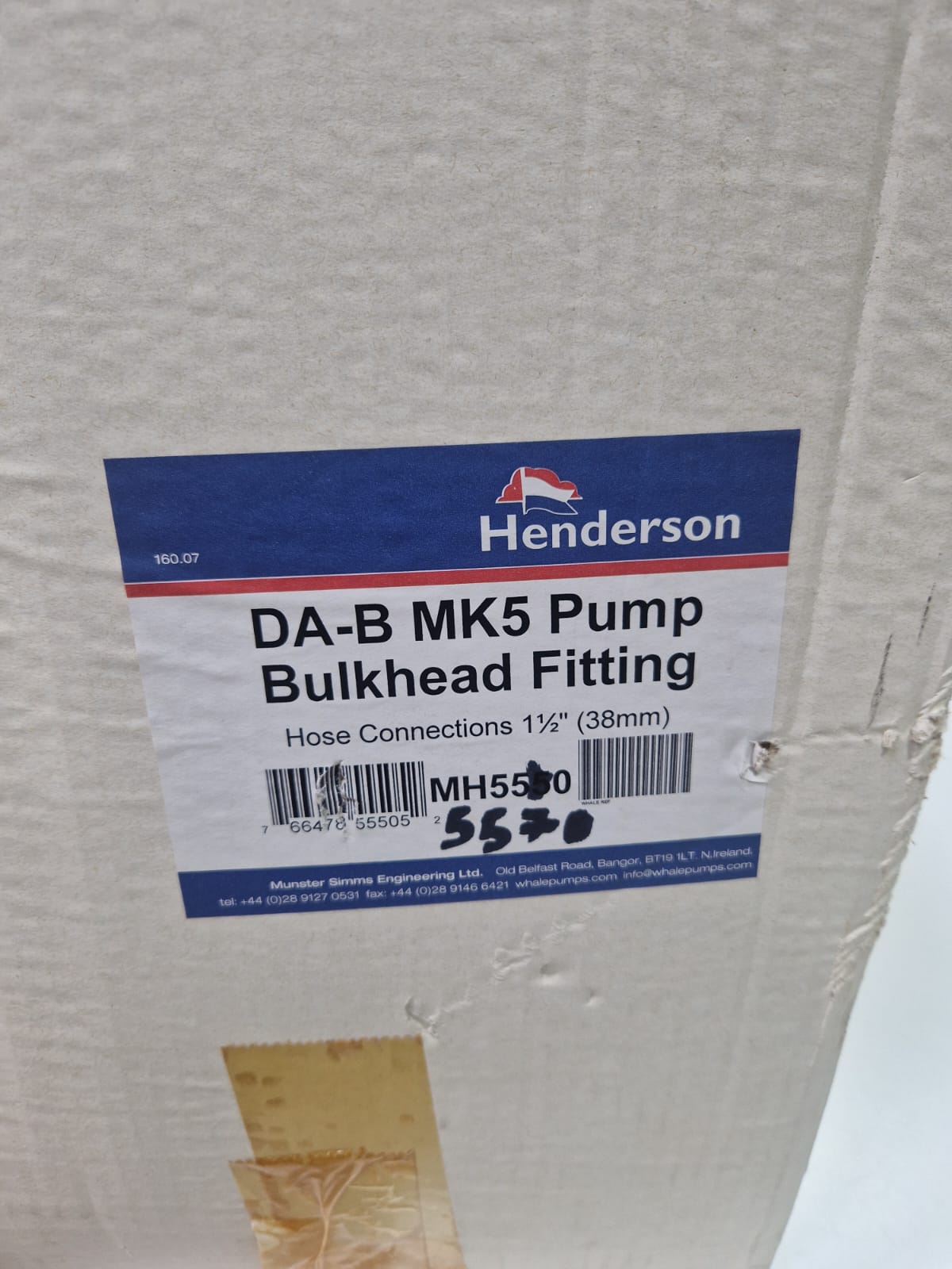 Henderson Mk5 rokas sateču sūknis, divpusējas darbības MH5570 – attēls 2