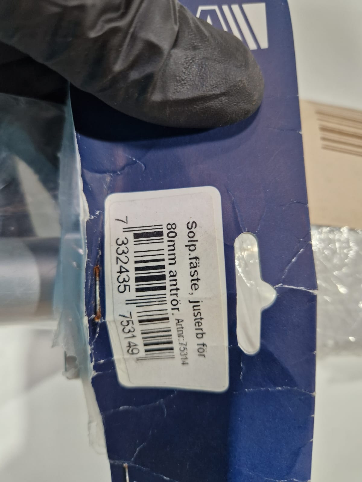NOA 80 mm päikesepaneeli kinnitusdetail