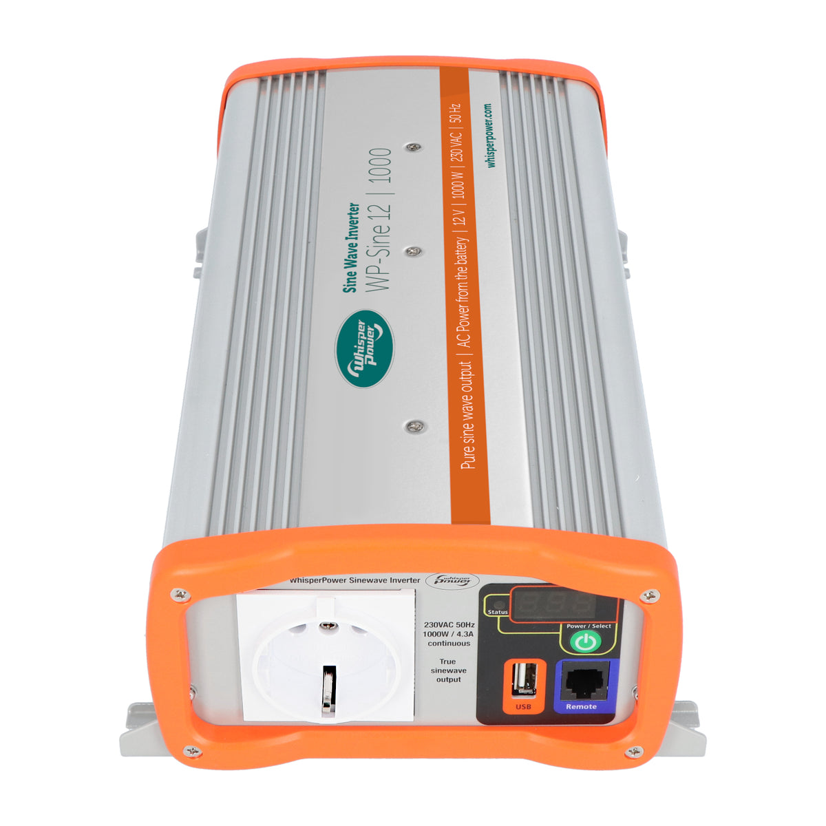 WhisperPower siinusinverter Sine 12 V – 1000 W (EU pesa) – 61121500
