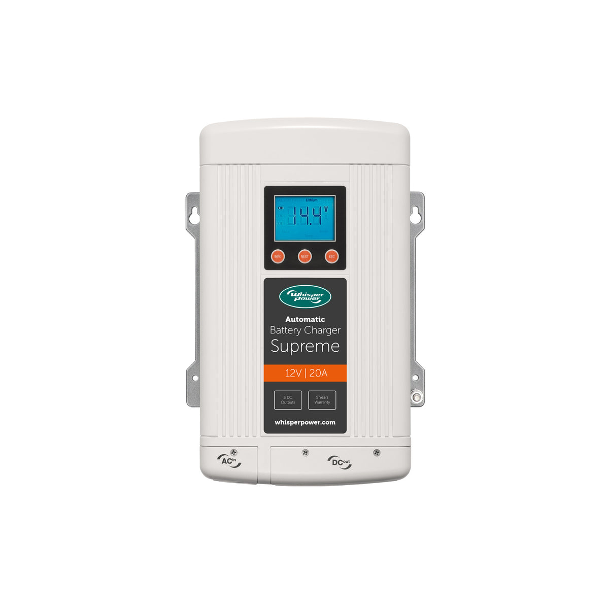 WhisperPower akulaadija Supreme 12 V – 20 A, 3 väljundit – 61112302