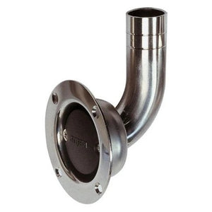 Vetus degvielas tvertnes ventilācijas nipelis, nerūsējošais tērauds, Ø 25 mm, leņķveida