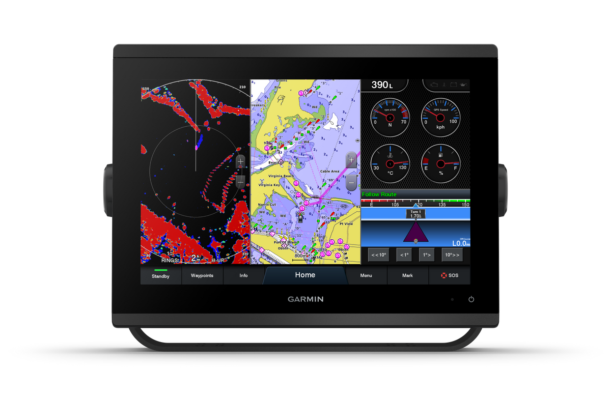 GARMIN GPSMAP 1223xsv – 12" kaardiplotter‑kajalood UHD sonariga – pilt 3