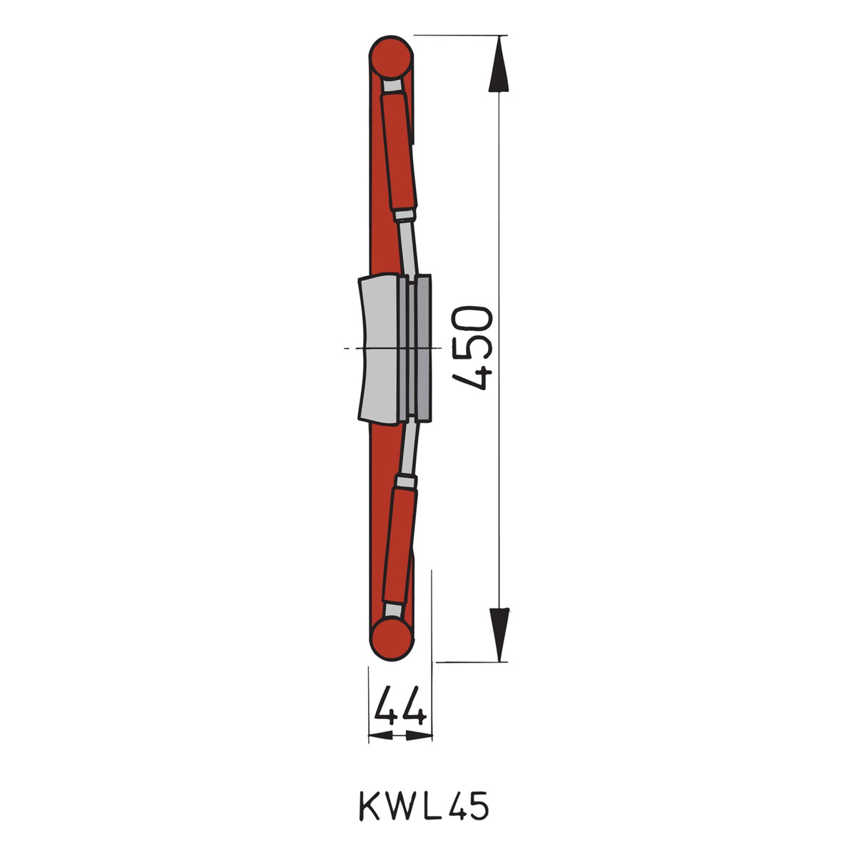 Vetus rooliratas KW45 mahagonist veljega, Ø 450 mm – KW45