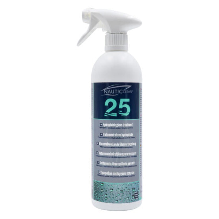 Nautic Clean 25 hidrofobā stikla aizsardzība 750 ml