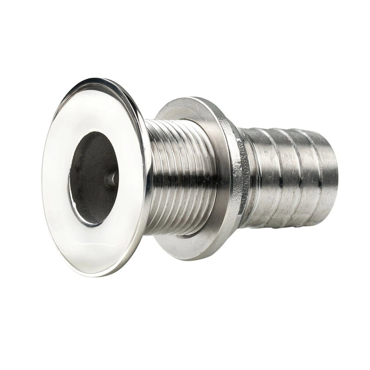 Vetus kereläbiviik, roostevaba teras, pinnaga tasa äärik, poleeritud, G1/2", voolikuühendus Ø 18 mm – QG05MD-18