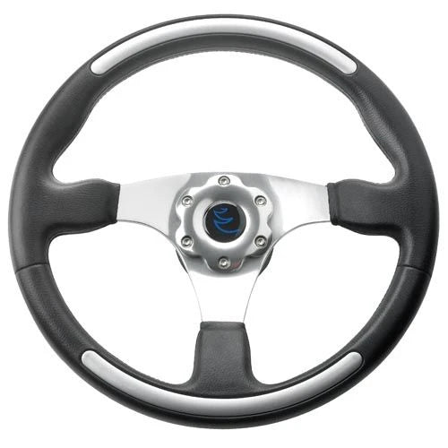 Vetus kolme kodaraga rooliratas, Ø 30 cm, must alumiiniumdetailidega – SWCRUISER