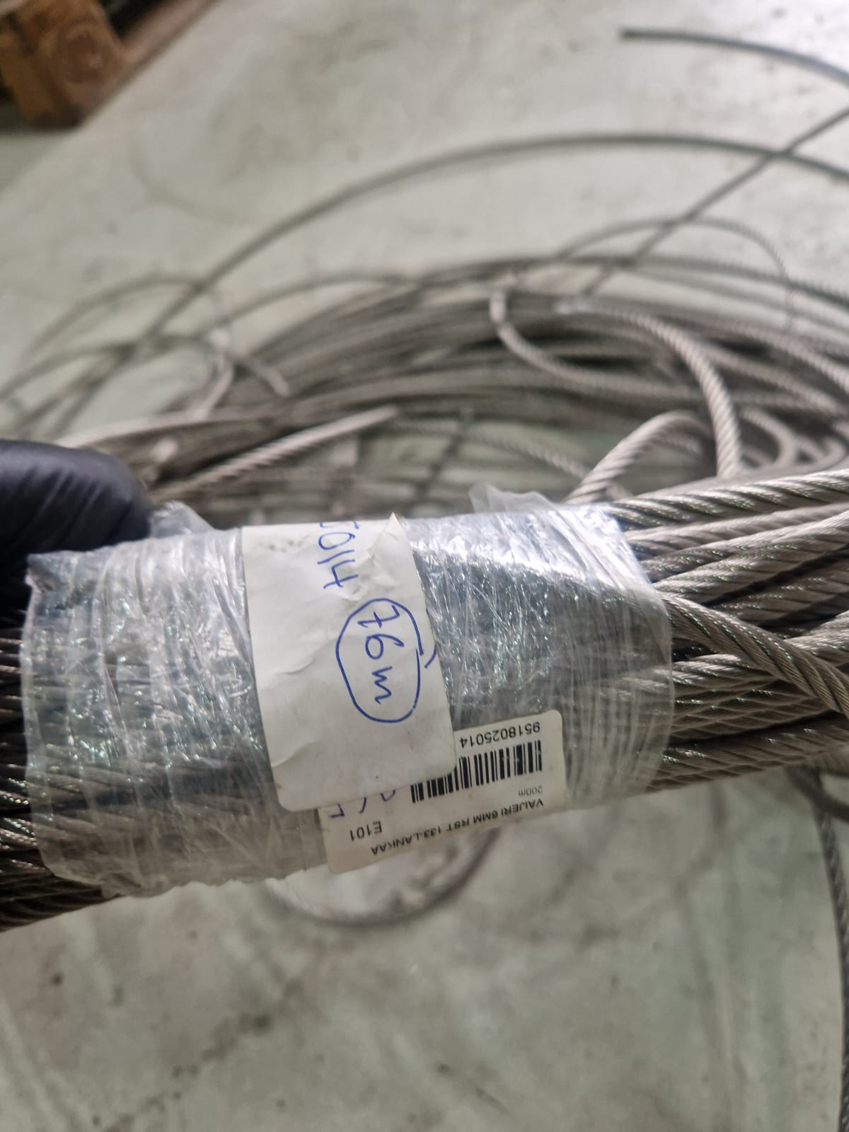 Roostevaba vant/tross 6 mm, 133-traadiline (hind meetri eest)