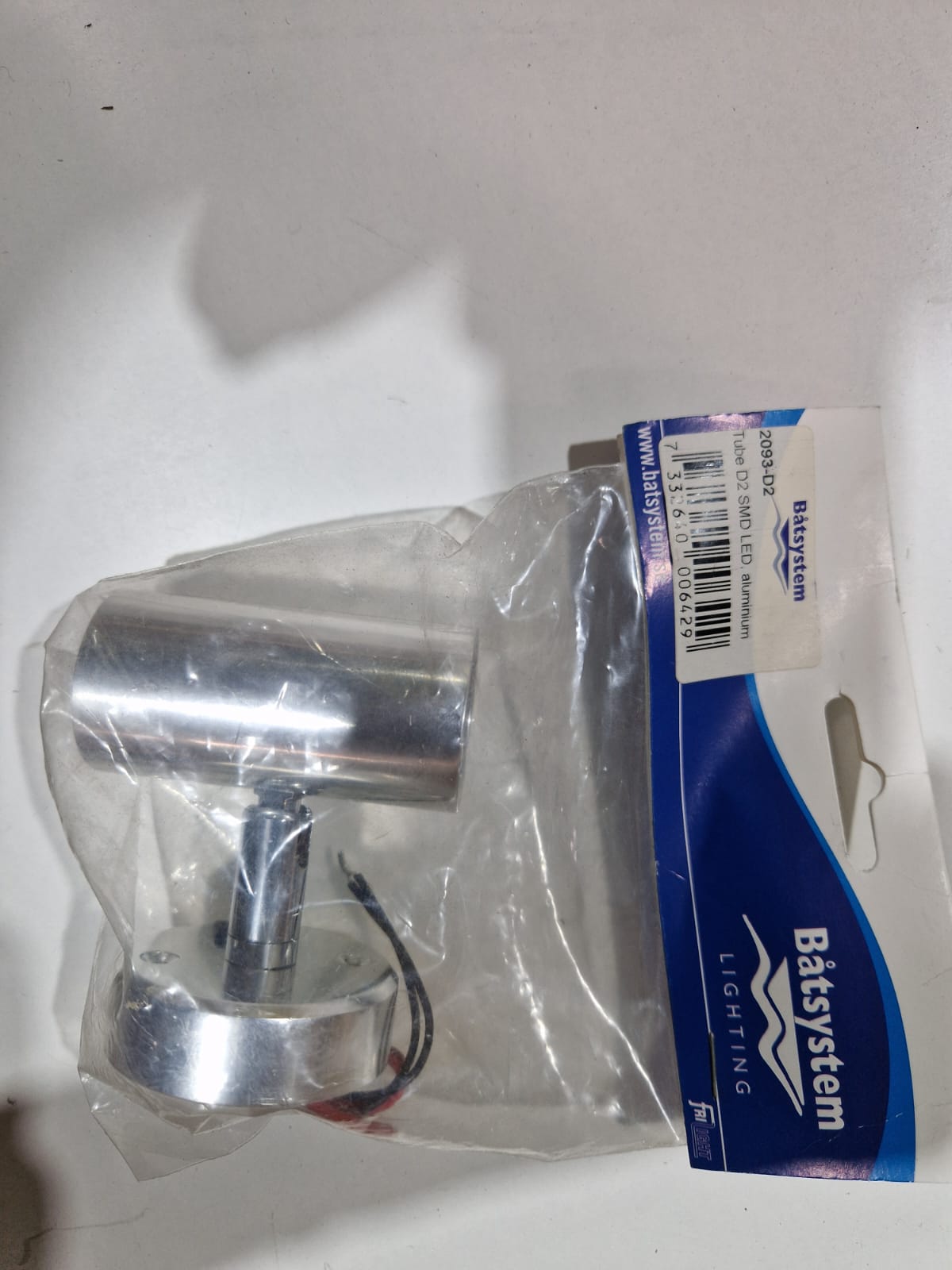Båtsystem Tube D2 SMD LED gaismeklis, alumīnijs – attēls 3