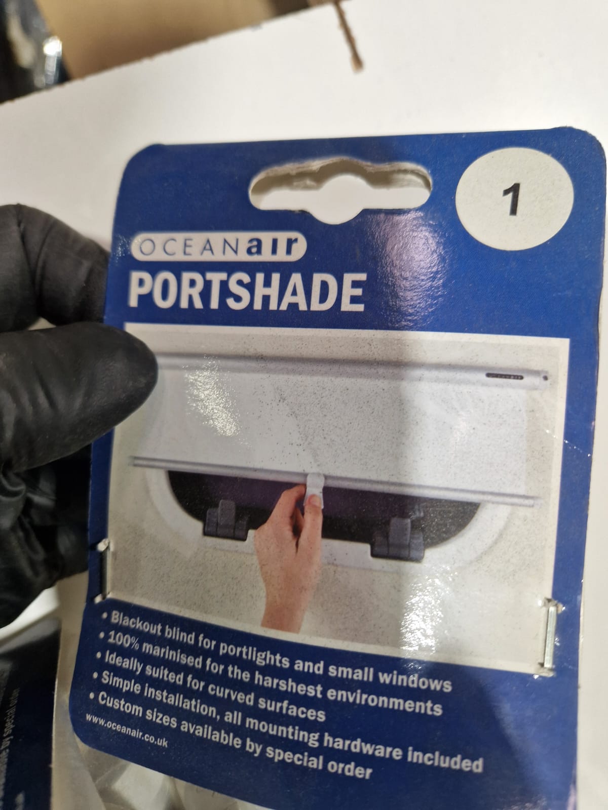 PORTshade rullo aizkars, sudraba, 1. izmērs – attēls 2