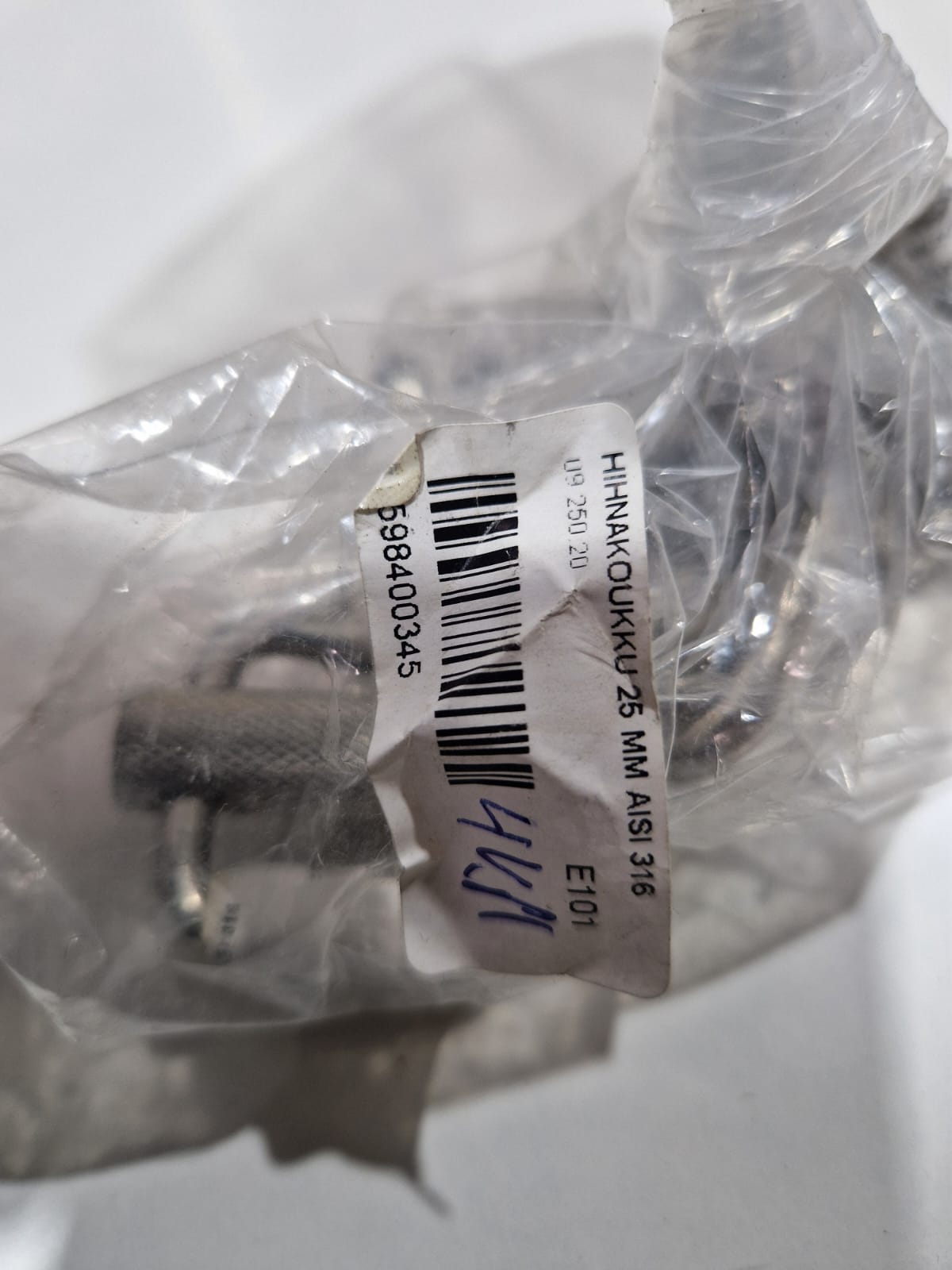 Lentes sprādze 25 mm AISI 316 – attēls 2
