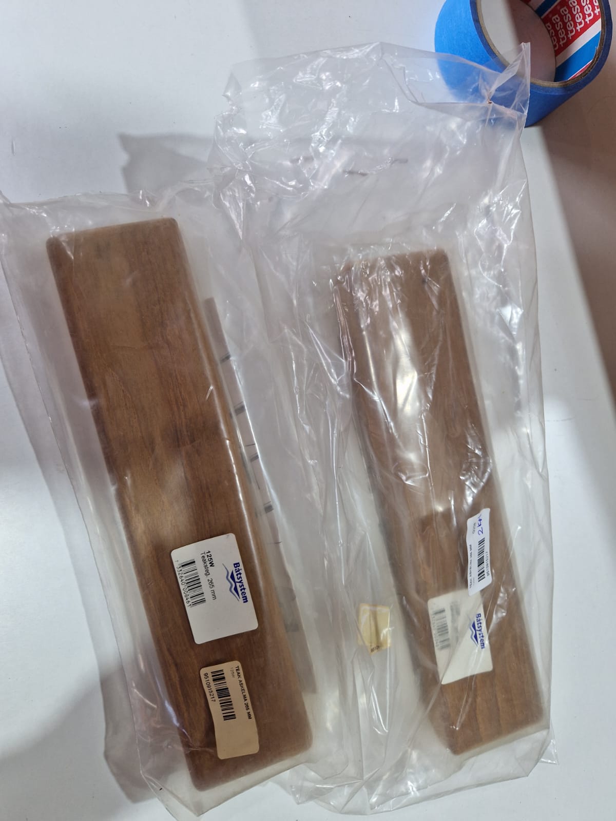 Båtsystem tiikpuust aste 265 mm