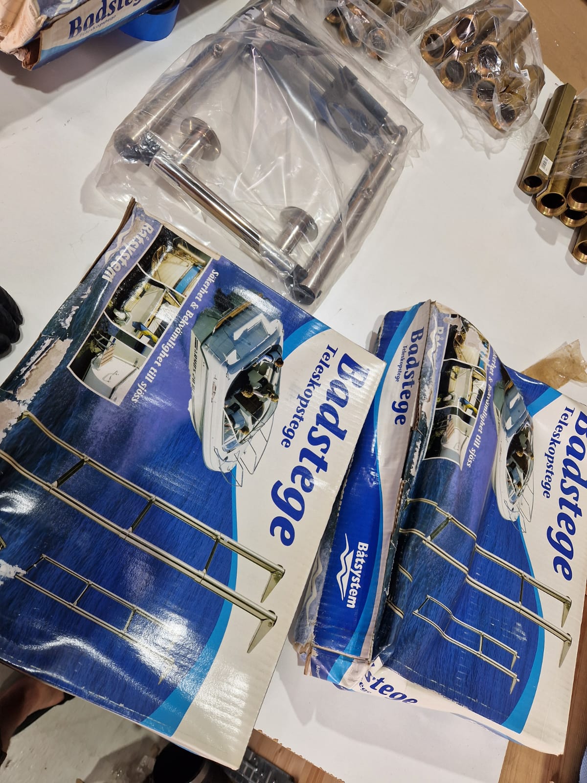 Båtsystem BKT73A teleskopiskās kāpnes (3 gab. komplekts) – attēls 3